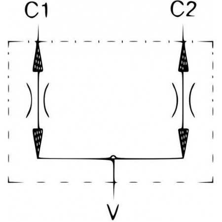ZAWÓR DZIELNIK STRUMIENIA 3/8'' 4 - 12 L 50% / 50%